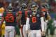 CHICAGO, IL - DECEMBER 16: Jay Cutler #6 of the Chicago Bears reacts after an incomplete pass during a game against the Green Bay Packers at Soldier Field on December 16, 2012 in Chicago, Illinois. The Packers defeated the Bears 21-13. (Photo by Jonathan Daniel/Getty Images)