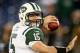 NASHVILLE, TN - DECEMBER 17: Quarterback Tim Tebow #15 of the New York Jets warms up prior to the game against the Tennessee Titans at LP Field on December 17, 2012 in Nashville, Tennessee. (Photo by Andy Lyons/Getty Images)