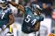 PHILADELPHIA, PA - DECEMBER 13: Brandon Graham #54 of the Philadelphia Eagles celebrates a tackle against the Cincinnati Bengals during their game at Lincoln Financial Field on December 13, 2012 in Philadelphia, Pennsylvania. (Photo by Al Bello/Getty Images)