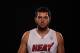 MIAMI, FL - SEPTEMBER 28: Josh Harrellson #55 of the Miami Heat poses during media day at the American Airlines Arena on September 28, 2012 in Miami, Florida. (Photo by Chris Trotman/Getty Images)