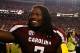 COLUMBIA, SC - OCTOBER 06: Jadeveon Clowney #7 of the South Carolina Gamecocks celebrates after their 35-7 win over the Georgia Bulldogs at Williams-Brice Stadium on October 6, 2012 in Columbia, South Carolina. (Photo by Kevin C. Cox/Getty Images)