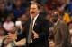 PHOENIX, AZ - MARCH 22: Head coach Tom Izzo of the Michigan State Spartans reacts as the Spartans take on the Louisville Cardinals during the 2012 NCAA Men's Basketball West Regional Semifinal game at US Airways Center on March 22, 2012 in Phoenix, Arizona. (Photo by Jamie Squire/Getty Images)