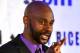 PHILADELPHIA, PA - DECEMBER 17: Former NFL player Jerry Rice speaks during the Sports Network's 26th Annual FCS Awards Presentation at the Sheraton Society Hill on December 17, 2012 in Philadelphia, Pennsylvania. (Photo by Drew Hallowell/Getty Images)