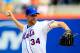 NEW YORK, NY - APRIL 21: Mike Pelfrey #34 of the New York Mets pitches against the San Francisco Giants at Citi Field on April 21, 2012 in the Flushing neighborhood of the Queens borough of New York City. (Photo by Chris Trotman/Getty Images)