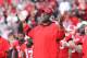 January 2, 2012; Tampa, FL, USA; Georgia Bulldogs assistant head coach Rodney Garner during the overtime of the 2012 Outback Bowl against the Michigan State Spartans at Raymond James Stadium. Michigan State Spartans defeated the Georgia Bulldogs 33-30 in triple overtime. Mandatory Credit: Kim Klement-USA TODAY Sports