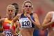 4 Aug 2001: Suzy Favor-Hamilton of the USA in action during the 1st round qualification of the womens 1500m during the second day of the 8th IAAF World Athletic Championships in Edmonton Canada. DIGITAL IMAGE. Mandatory Credit: Andy Lyons/ALLSPORT