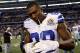 ARLINGTON, TX - DECEMBER 16: Dez Bryant #88 of the Dallas Cowboys walks off the field after the Dallas Cowboys beat the Pittsburgh Steelers 27-24 at Cowboys Stadium on December 16, 2012 in Arlington, Texas. (Photo by Tom Pennington/Getty Images)
