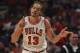 CHICAGO, IL - MAY 01: Joakim Noah #13 of the Chicago Bulls celebrates hitting a shot against the Philadelphia 76ers in Game Two of the Eastern Conference Quarterfinals during the 2012 NBA Playoffs at the United Center on May 1, 2012 in Chicago, Illinois. NOTE TO USER: User expressly acknowledges and agrees that, by downloading and or using this photograph, User is consenting to the terms and conditions of the Getty Images License Agreement. (Photo by Jonathan Daniel/Getty Images)