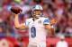 GLENDALE, AZ - DECEMBER 16: Quarterback Matthew Stafford #9 of the Detroit Lions throws a pass against the Arizona Cardinals during the NFL game at the University of Phoenix Stadium on December 16, 2012 in Glendale, Arizona. The Cardinals defeated the Lions 38-10. (Photo by Christian Petersen/Getty Images)