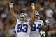 ARLINGTON, TX - DECEMBER 16: Anthony Spencer #93 of the Dallas Cowboys celebrates a sack against Ben Roethlisberger #7 of the Pittsburgh Steelers at Cowboys Stadium on December 16, 2012 in Arlington, Texas. (Photo by Ronald Martinez/Getty Images)