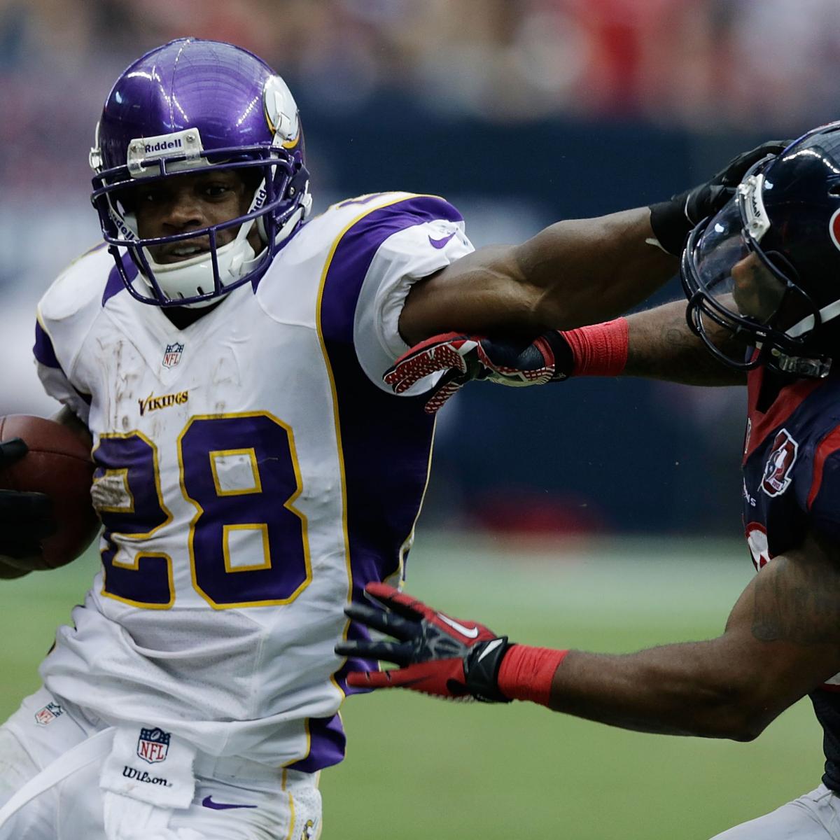 Adrian Peterson Held to 86 Yards, Rushing Record in Jeopardy? News