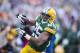 GREEN BAY, WI - DECEMBER 23: Ryan Grant #25 of the Green Bay Packers breaks into the open and runs down to the two yard line of the Tennessee Titans at Lambeau Field on December 23, 2012 in Green Bay, Wisconsin. (Photo by Tom Lynn /Getty Images)