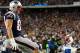 FOXBORO, MA - NOVEMBER 18: Rob Gronkowski #87 of the New England Patriots scores a touchdown during a game against the Indianapolis Colts at Gillette Stadium on November 18, 2012 in Foxboro, Massachusetts. (Photo by Jim Rogash/Getty Images)