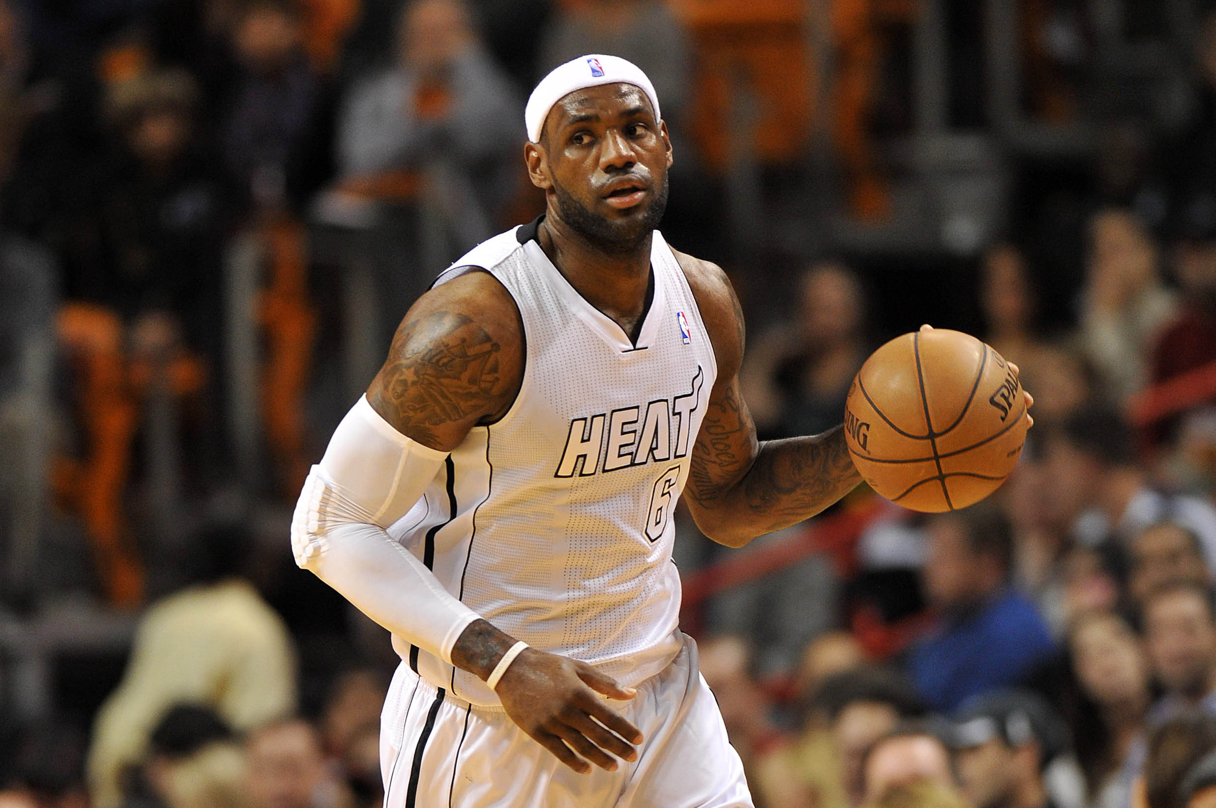 What's more unusual: Nicknames on jerseys or LeBron James fouling