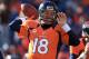 DENVER, CO - DECEMBER 23: Quarterback Peyton Manning #18 of the Denver Broncos warms up prior to facing the Cleveland Browns at Sports Authority Field at Mile High on December 23, 2012 in Denver, Colorado. The Broncos defeated the Browns 34-12. (Photo by Doug Pensinger/Getty Images)