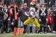 COLUMBUS, OH - NOVEMBER 24: Quarterback Denard Robinson #16 of the Michigan Wolverines runs for a 67-yard touchdown against the Ohio State Buckeyes at Ohio Stadium on November 24, 2012 in Columbus, Ohio. (Photo by Jamie Sabau/Getty Images)