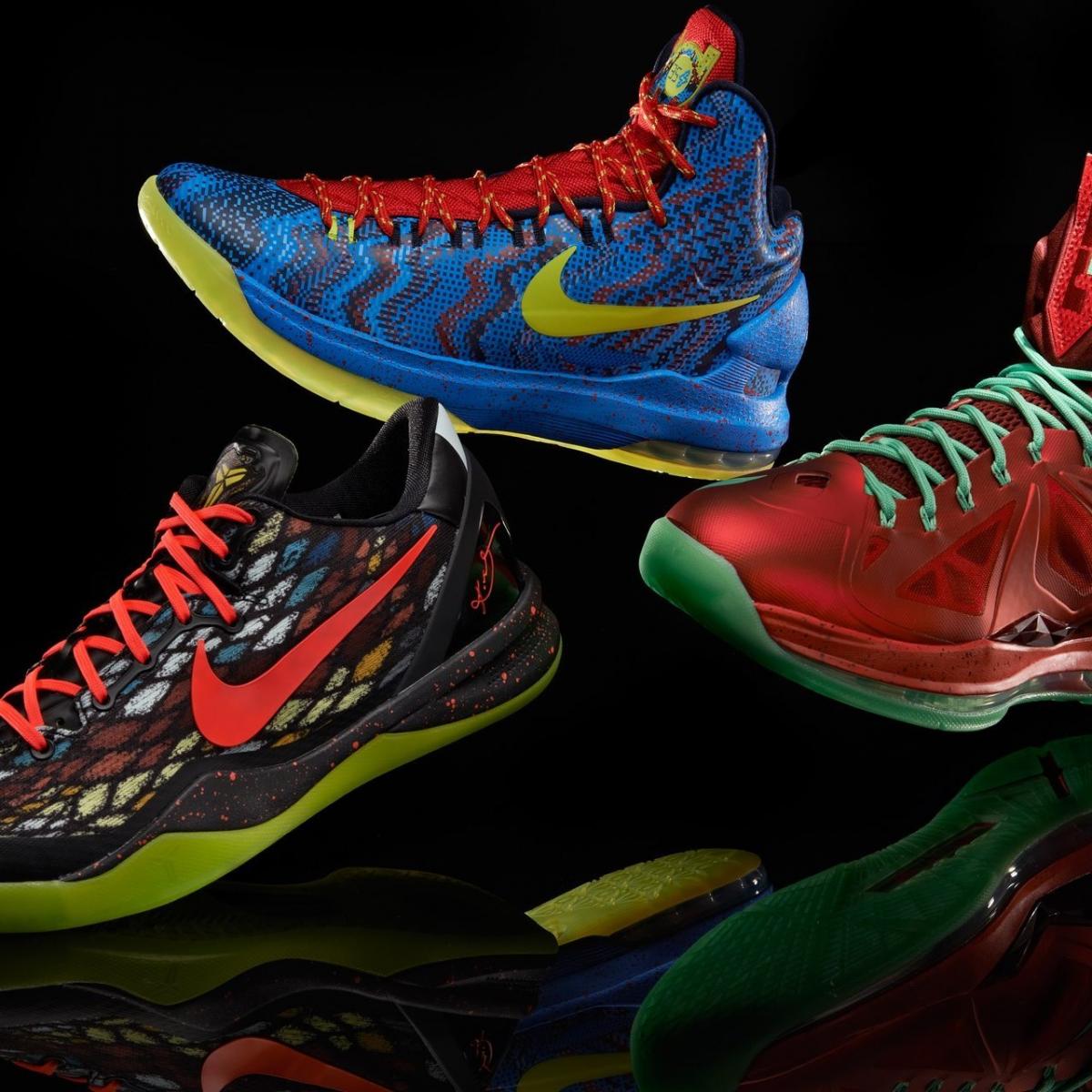 sitio Los invitados nacido Nike Christmas Day Shoes 2012: Ranking the Best Footwear of the Holiday |  News, Scores, Highlights, Stats, and Rumors | Bleacher Report
