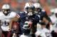 Nov 17, 2012; Auburn, AL, USA: Auburn Tigers running back Tre Mason (21) runs for a touchdown against the Alabama A&M Bulldogs at Jordan-Hare Stadium. Mandatory Credit: John Reed-USA TODAY Sports