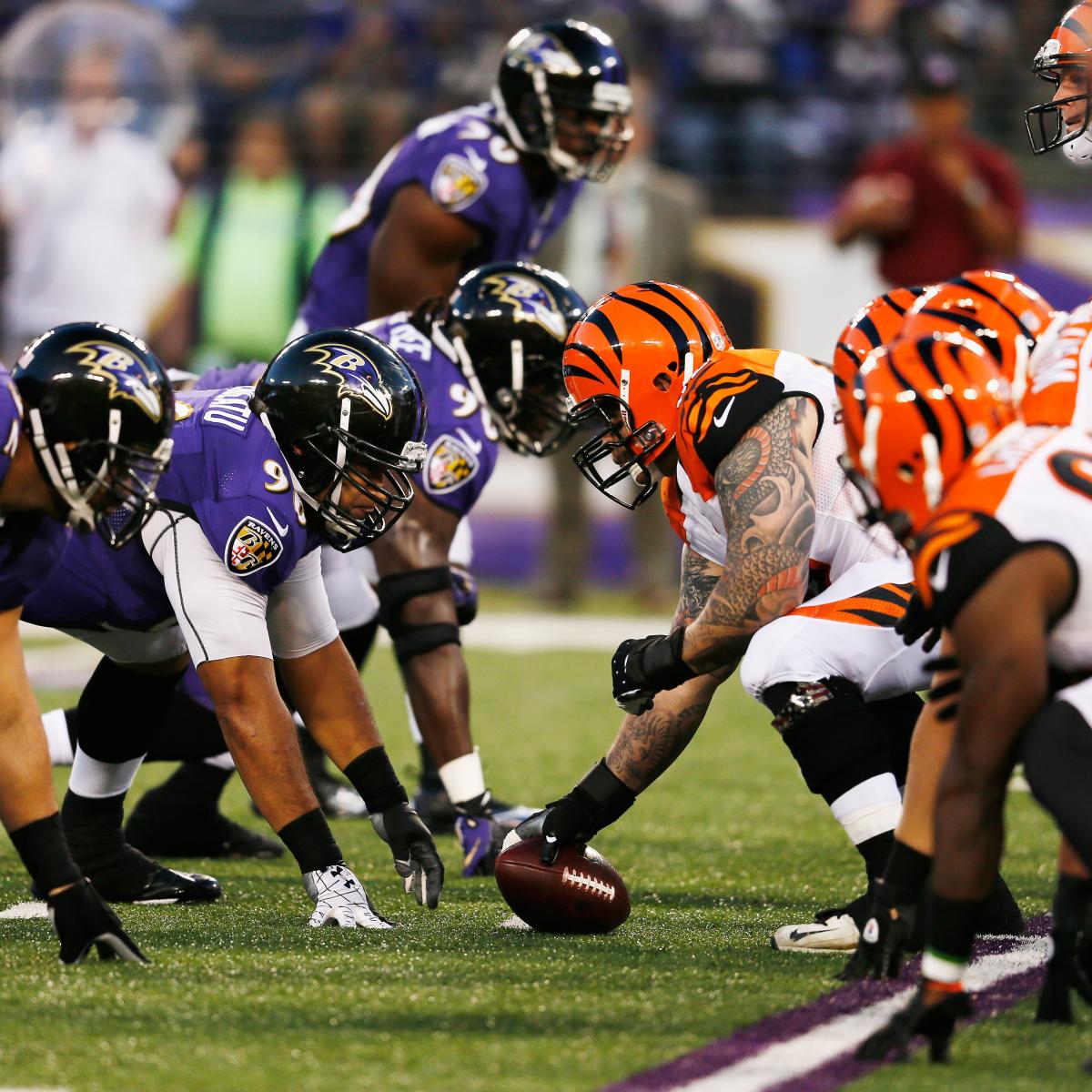 Ravens vs. Bengals TV Schedule, Live Stream, Spread Info, Game Time