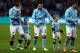 MANCHESTER, ENGLAND - DECEMBER 22: Carlos Tevez of Manchester City, Sergio Aguero of Manchester City and David Silva of Manchester City walk out with children during the Barclays Premier League match between Manchester City and Reading at Etihad Stadium on December 22, 2012 in Manchester, England. (Photo by Julian Finney/Getty Images)
