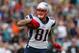 JACKSONVILLE, FL - DECEMBER 23: Aaron Hernandez #81 of the New England Patriots makes a catch during a game against the Jacksonville Jaguars at EverBank Field on December 23, 2012 in Jacksonville, Florida. (Photo by Mike Ehrmann/Getty Images)