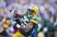 GREEN BAY, WI - DECEMBER 23: Ryan Grant #25 of the Green Bay Packers breaks into the open and runs down to the two yard line of the Tennessee Titans at Lambeau Field on December 23, 2012 in Green Bay, Wisconsin. (Photo by Tom Lynn /Getty Images)