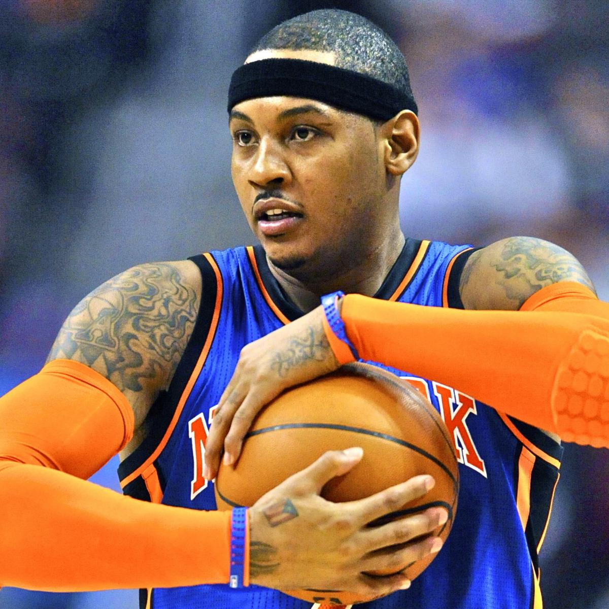 Carmelo Anthony Injury: Updates on Knicks Star's Knee - Bleacher Report ...