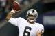 SEATTLE, WA - AUGUST 30: Quarterback Terrelle Pryor #6 of the Oakland Raiders passes against the Seattle Seahawks at CenturyLink Field on August 30, 2012 in Seattle, Washington. (Photo by Otto Greule Jr/Getty Images)