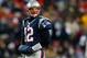 FOXBORO, MA - DECEMBER 30: Tom Brady #12 of the New England Patriots walks to the sideline during a game with the Miami Dolphins at Gillette Stadium in the second quarter on December 30, 2012 in Foxboro, Massachusetts. (Photo by Jim Rogash/Getty Images)