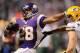 MINNEAPOLIS, MN - DECEMBER 30: Adrian Peterson #28 of the Minnesota Vikings carries the ball during the third quarter of the game against the Green Bay Packers on December 30, 2012 at Mall of America Field at the Hubert H. Humphrey Metrodome in Minneapolis, Minnesota. The Vikings defeated the Packers 37-34. (Photo by Hannah Foslien/Getty Images)