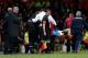 Vurnon Anita became the latest Newcastle casualty when he was stretchered off against Manchester United.