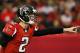 ATLANTA, GA - DECEMBER 30: Matt Ryan #2 of the Atlanta Falcons points out the Tampa Bay Buccaneers defense at Georgia Dome on December 30, 2012 in Atlanta, Georgia. (Photo by Kevin C. Cox/Getty Images)