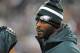 Dec 13, 2012; Philadelphia, PA, USA; Philadelphia Eagles quarterback Michael Vick (7) on the sidelines during game against the Cincinnati Bengals at Lincoln Financial Field. The Bengals defeated the Eagles 34-13. Mandatory Credit: Eric Hartline-USA TODAY Sports