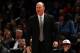 NEW YORK, NY - MARCH 26: Head coach Scott Skiles of the Milwaukee Bucks reacts in the second half against the New York Knicks at Madison Square Garden on March 26, 2012 in New York City. NOTE TO USER: User expressly acknowledges and agrees that, by downloading and or using this photograph, User is consenting to the terms and conditions of the Getty Images License Agreement. (Photo by Chris Chambers/Getty Images)