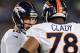 SAN DIEGO, CA - OCTOBER 15: Peyton Manning #18 of the Denver Broncos speaks to Ryan Clady #78 during the game against the San Diego Chargers at Qualcomm Stadium on October 15, 2012 in San Diego, California. (Photo by Harry How/Getty Images)