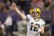 MINNEAPOLIS, MN - DECEMBER 30: Aaron Rodgers #12 of the Green Bay Packers throws during a game against Minnesota Vikings on December 30, 2012 at Mall of America Field at the Hubert H. Humphrey Metrodome in Minneapolis, Minnesota. The Vikings defeated the Packers 37-34. (Photo by Andy Clayton King/Getty Images)