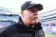EAST RUTHERFORD, NJ - DECEMBER 30: Head coach Andy Reid of the Philadelphia Eagles walks off the field after the game against the New York Giants at MetLife Stadium on December 30, 2012 in East Rutherford, New Jersey. The New York Giants defeated the Philadelphia Eagles 42-7. (Photo by Elsa/Getty Images)