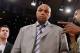 NEW YORK, NY - DECEMBER 13: Former player Charles Barkley speaks with reporters on the court prior to the game between the Los Angeles Lakers and the New York Knicks at Madison Square Garden on December 13, 2012 in New York City. NOTE TO USER: User expressly acknowledges and agrees that, by downloading and/or using this photograph, user is consenting to the terms and conditions of the Getty Images License Agreement. (Photo by Bruce Bennett/Getty Images)