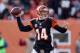 CINCINNATI, OH - DECEMBER 30: Andy Dalton #14 of the Cincinnati Bengals throws a pass during the NFL game against the Baltimore Ravens at Paul Brown Stadium on December 30, 2012 in Cincinnati, Ohio. (Photo by Andy Lyons/Getty Images)