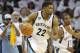 MEMPHIS, TN - MAY 09: Rudy Gay #22 of the Memphis Grizzlies dribble the ball against the Los Angeles Clippers in Game Five of the Western Conference Quarterfinals in the 2012 NBA Playoffs at FedExForum on May 9, 2012 in Memphis, Tennessee. NOTE TO USER: User expressly acknowledges and agrees that, by downloading and or using this photograph, User is consenting to the terms and conditions of the Getty Images License Agreement. (Photo by Andy Lyons/Getty Images)