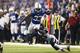 INDIANAPOLIS, IN - DECEMBER 30: Vick Ballard #33 of the Indianapolis Colts runs through a tackle by Kareem Jackson #25 of the Houston Texans during the game at Lucas Oil Stadium on December 30, 2012 in Indianapolis, Indiana. (Photo by Joe Robbins/Getty Images)