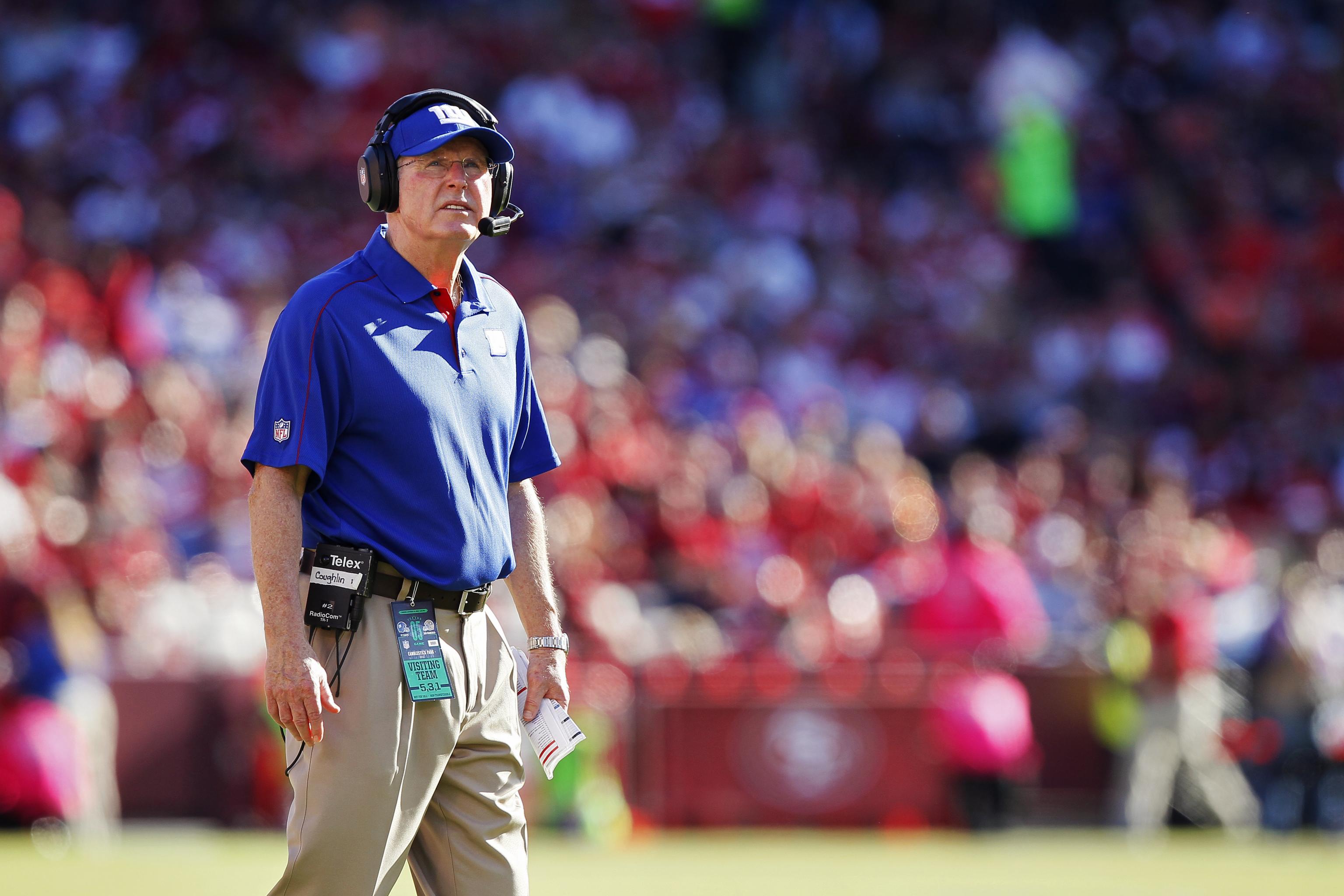 Steady Coughlin has Giants in first heading into bye week