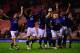 SUNDERLAND, ENGLAND - MARCH 27: Everton players celebrate after the FA Cup Sixth Round Replay between Sunderland and Everton at Stadium of Light on March 27, 2012 in Sunderland, England. (Photo by Stu Forster/Getty Images)