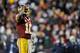 LANDOVER, MD - DECEMBER 30: Robert Griffin III #10 of the Washington Redskins celebrates after Alfred Morris #46 scored a touchdown in the fourth quarter against the Dallas Cowboys at FedExField on December 30, 2012 in Landover, Maryland. The Washington Redskins defeated the Dallas Cowboys 28-18. (Photo by Patrick McDermott/Getty Images)