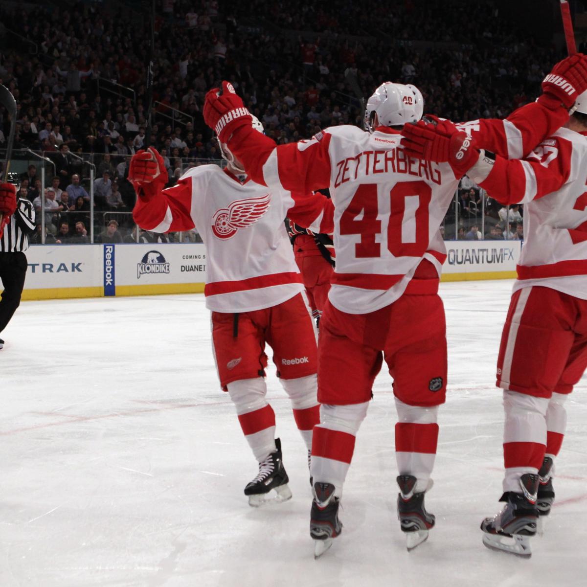 Detroit Red Wings Roster A Look at Their Depth Chart for 2013 NHL