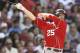BOSTON, MA - JUNE 9: Adam LaRoche #25 of the Washington Nationals during the fourth inning of interleague play against the Boston Red Sox at Fenway Park on June 9, 2012 in Boston, Massachusetts. (Photo by Winslow Townson/Getty Images)