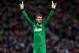 MANCHESTER, ENGLAND - DECEMBER 15: David De Gea of Manchester United celebrates his teams second goal during the Barclays Premier League match between Manchester United and Sunderland at Old Trafford on December 15, 2012 in Manchester, England. (Photo by Julian Finney/Getty Images)