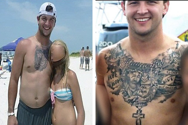 AJ McCarron's Giant Chest Tattoo Is Spreading, Developing Its Own