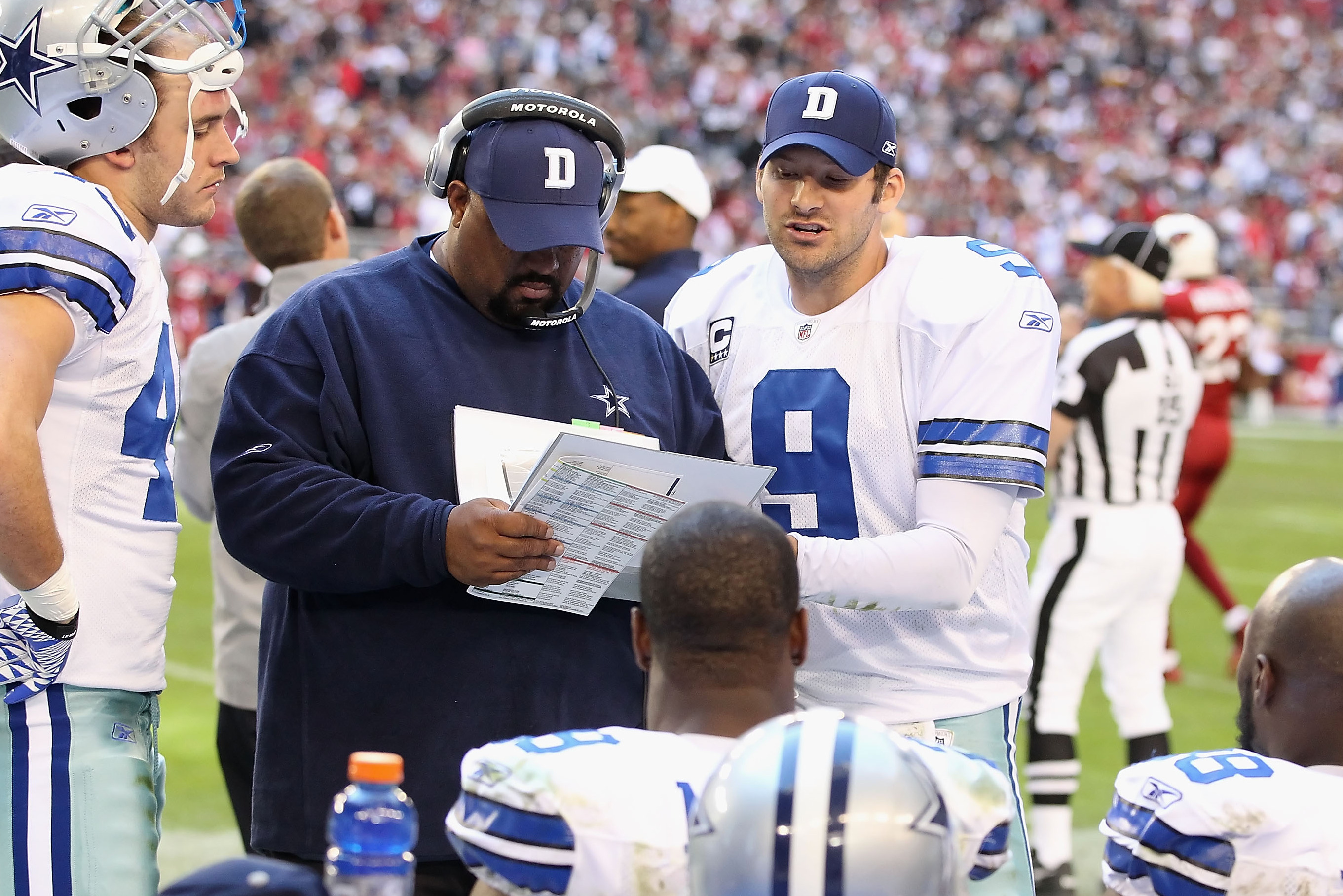 16 August 2008 - Coach Skip Peete of the Dallas Cowboys during the