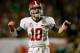 AJ McCarron celebrating one of his 4 touchdowns in Alabama's 42-14 trashing of Notre Dame